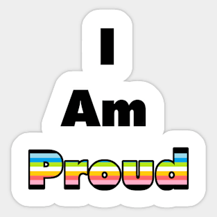 I am proud (Queer) Sticker